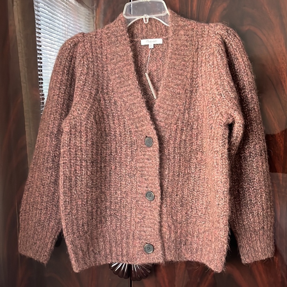 Madewell Merino Wool Blend Cardigan Sweater